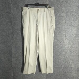 Brooks Brothers Pants Men 36x32 Khaki Advantage Chino Clark Cotton Trouser Solid
